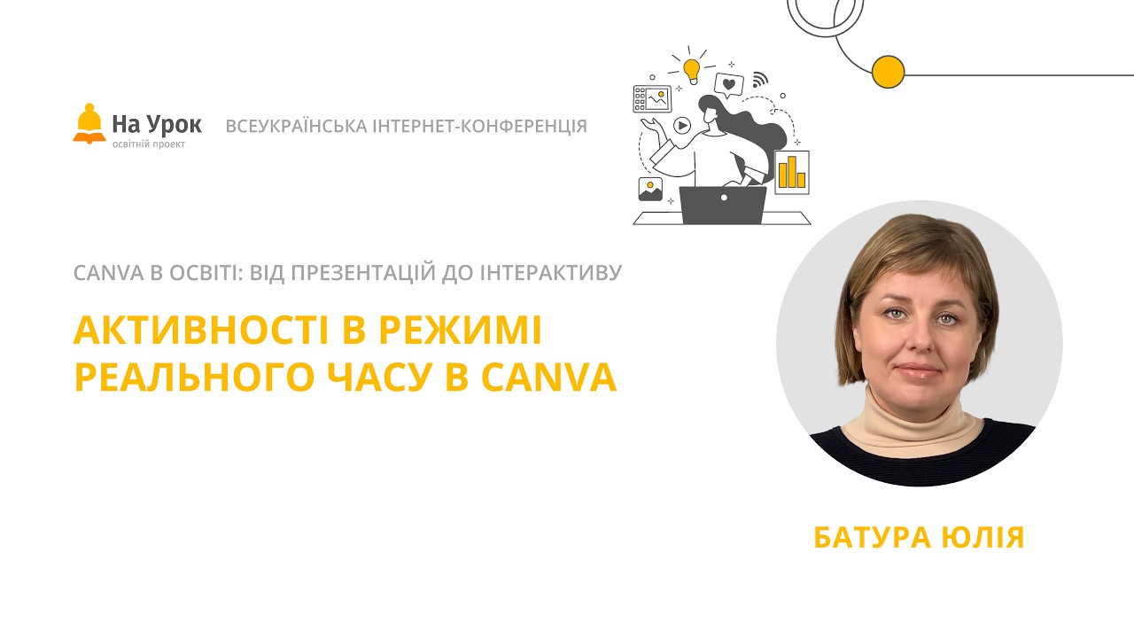 Юлія Батура. Активності в режимі реального часу в Canva
