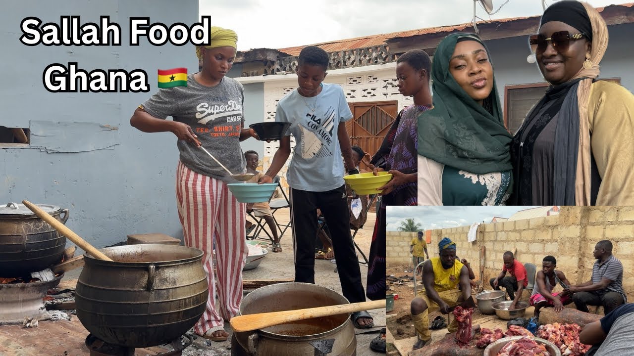 Eid ul Adha in Ghana| How We Celebrated Eid In Sunyani Cooking And Sharing FOOD with Family&Friends