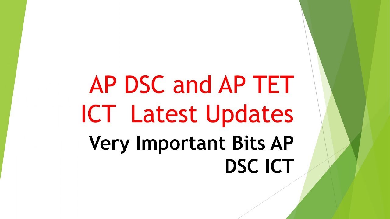 #ap dsc 2021 latest news today |  #AP TET CUM TRT 2021 Latest  Updates |  #AP DSC updates