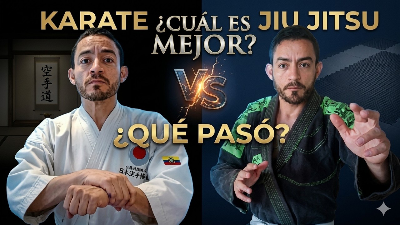 Practiqué Karate 10 años y BJJ 2 años — esto cambió mi forma de ver las artes marciales