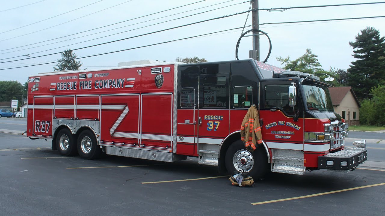 Susquehanna Township Fire Department Double Pull Rescue 37 and Engine 37