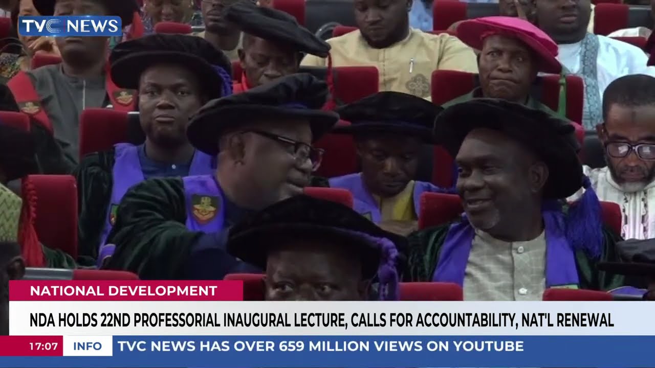 NDA Holds 22nd Professional Inaugural Lecture