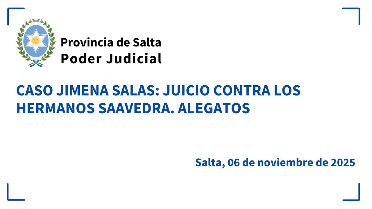 Jimena Salas: Alegatos