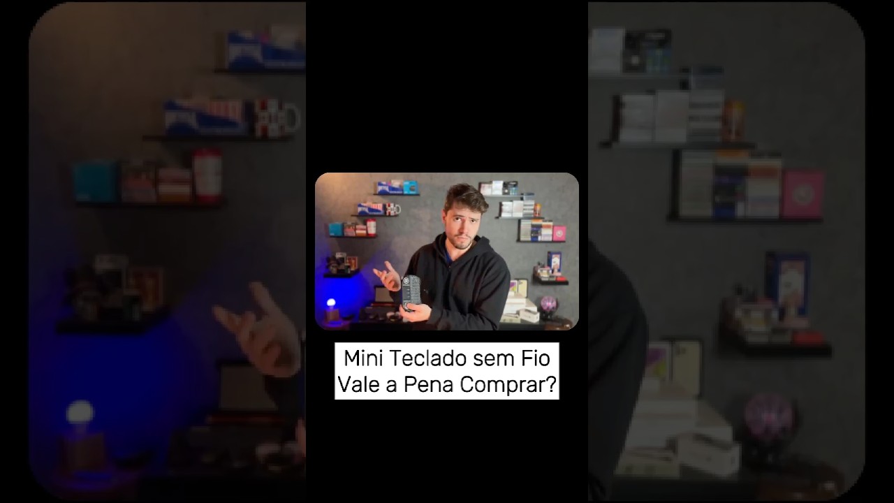 Mini teclado sem fio Vale a pena comprar? 