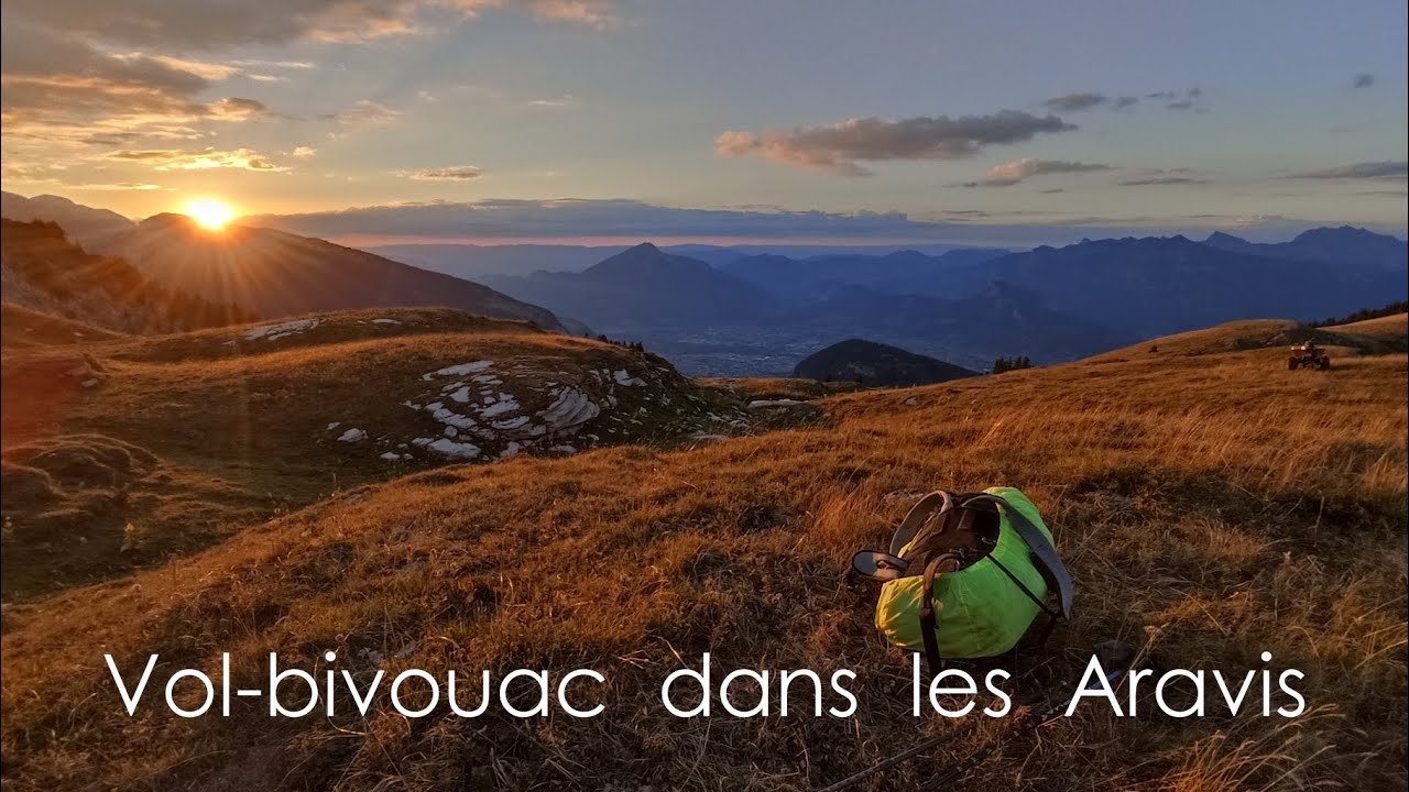 5 jours de vol bivouac dans les Aravis + traces 3D 🤩