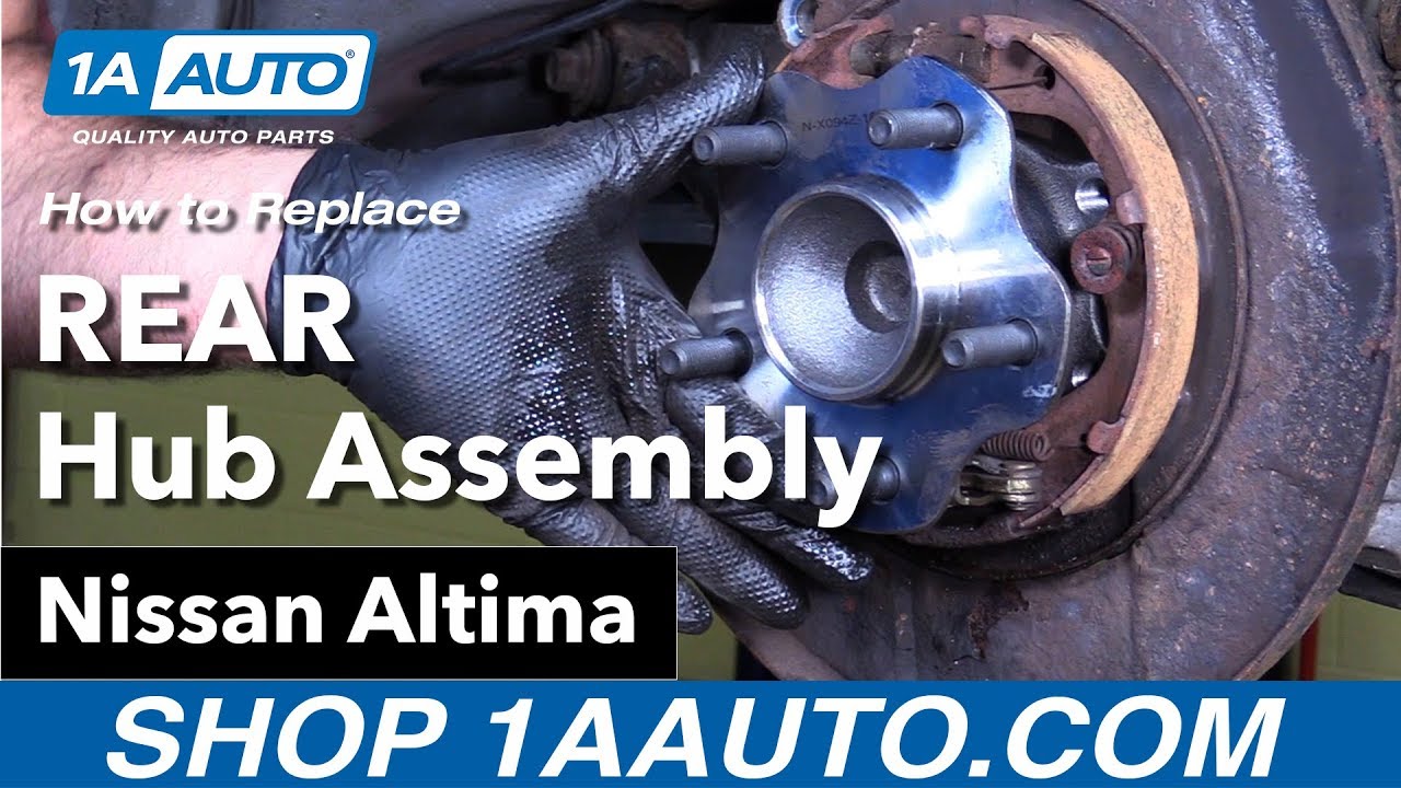 Как заменить заднюю ступицу в сборе Nissan Altima 02-06
