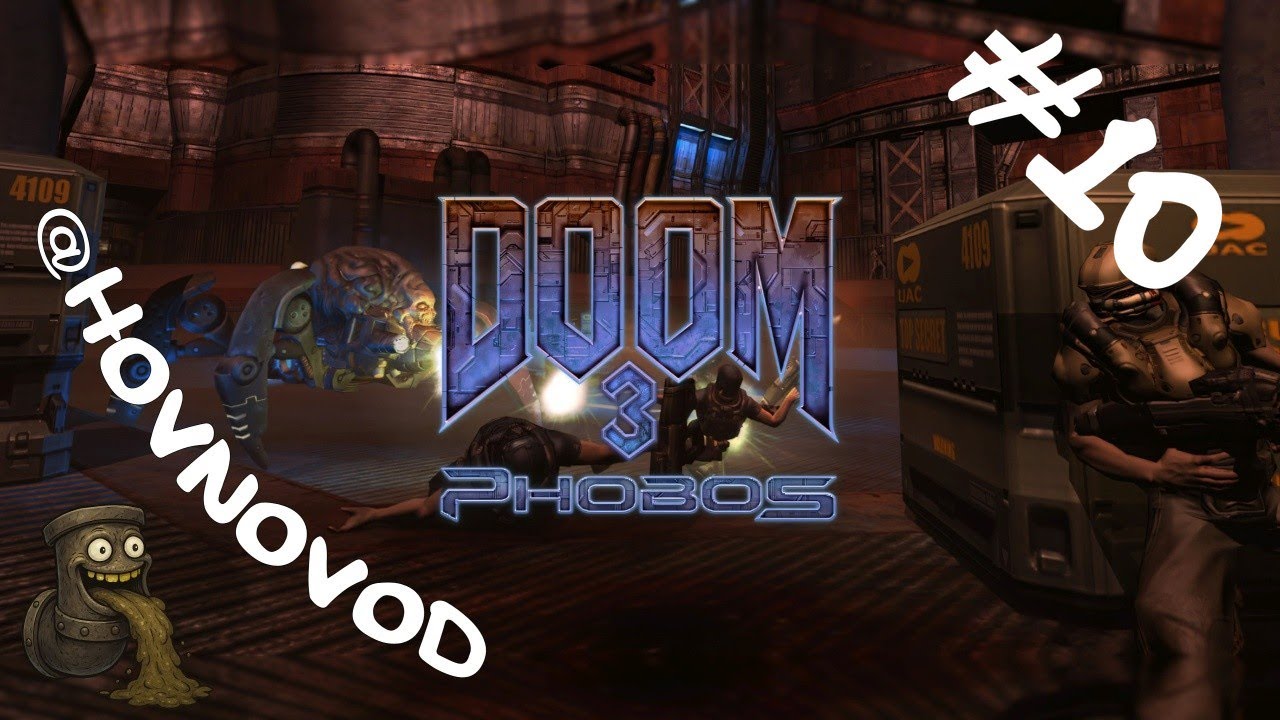 Doom 3: Phobos - Komunitní mód | #10 - Kapitola 8E1 | CZ / SK Let's Play / Gameplay | 4K | @HovnovoD