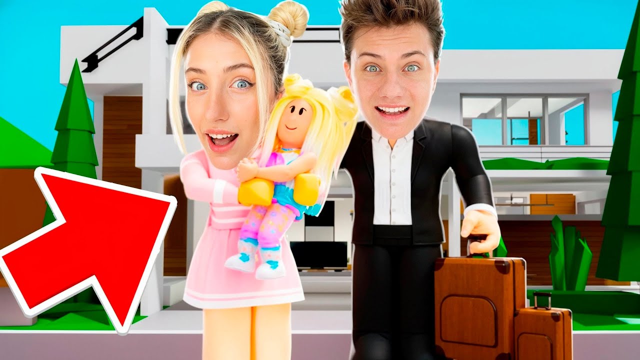 Мы создали СЕМЬЮ в BROOKHAVEN! Первое свидание в ROBLOX!