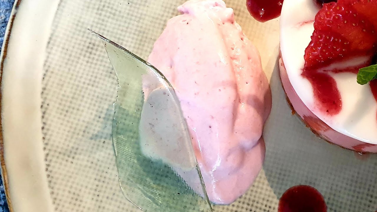 Crème glacée à la fraise