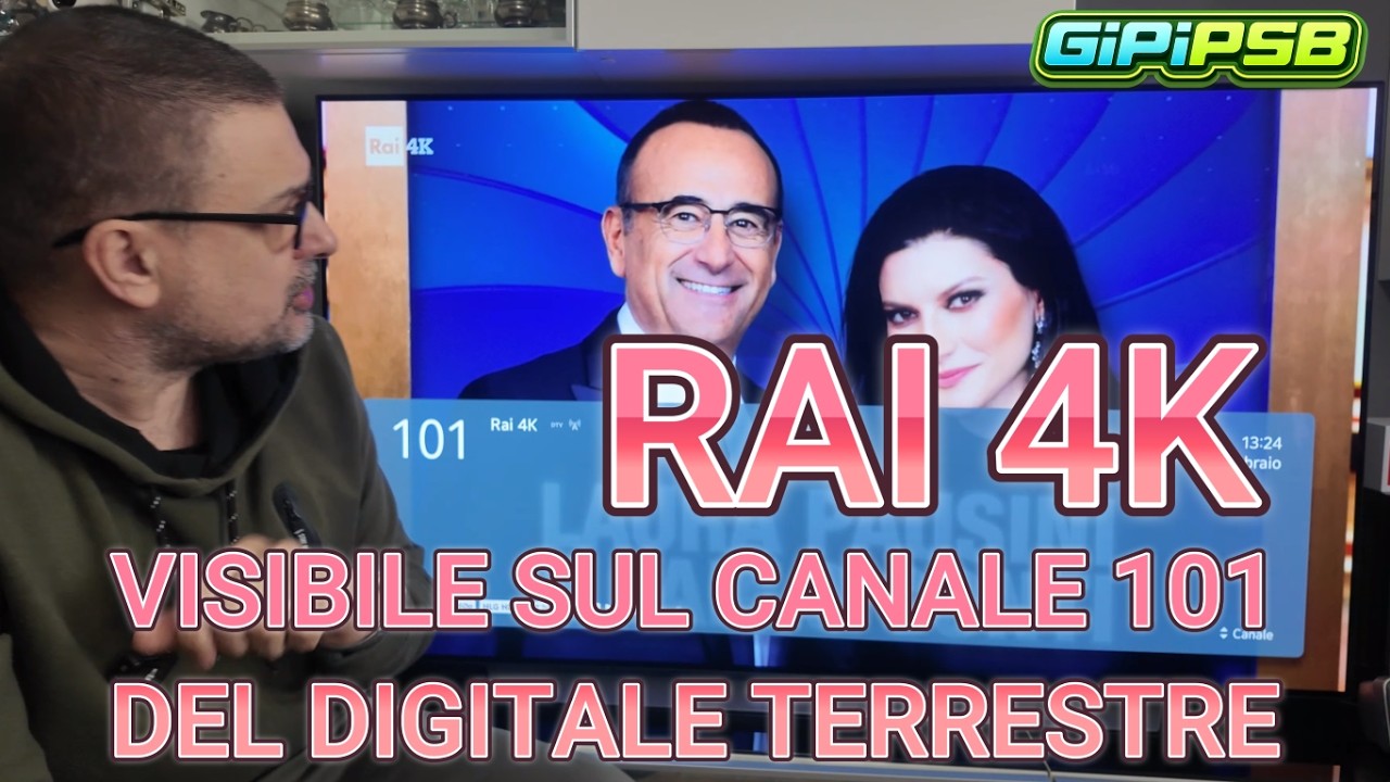 👉 RAI sbarca in 4K sul Digitale Terrestre! Canale 101 🔥📡 Qualità mai vista per Sanremo 2026!