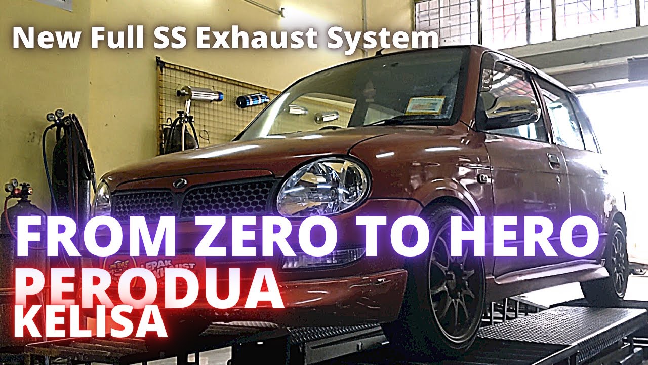 New Full SS Exhaust System | PERODUA KELISA | FROM ZERO TO HERO