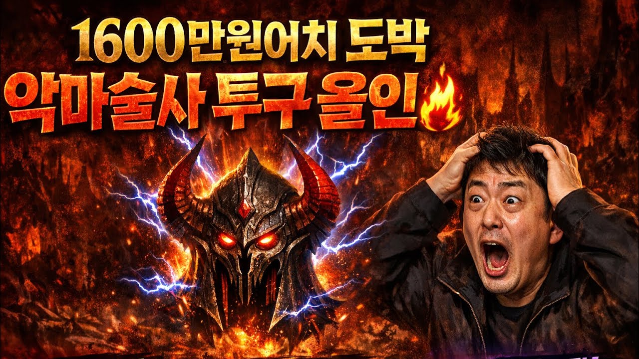 1600만원어치 도박 가보자 가즈아!! 시세 있는거 찝어주세용