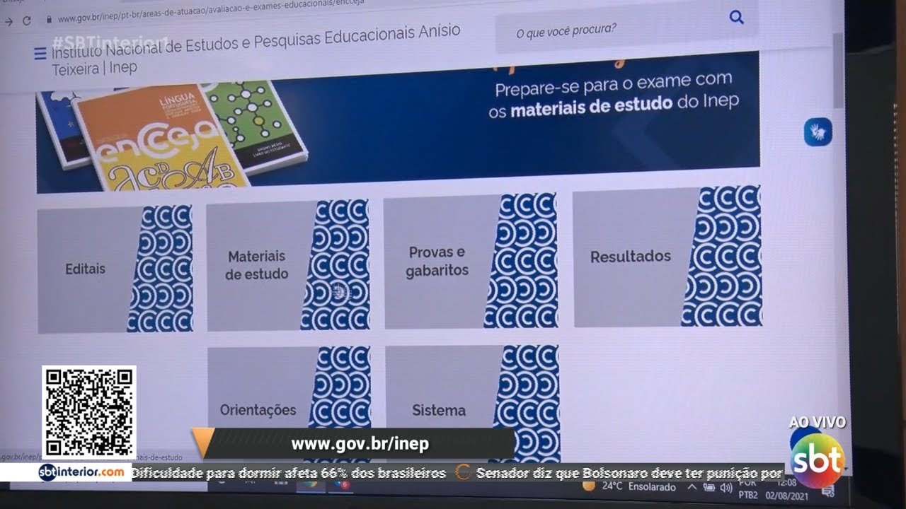 Inep libera apostilas gratuitas para ajudar estudantes que v&atilde;o prestar o ENCCEJA