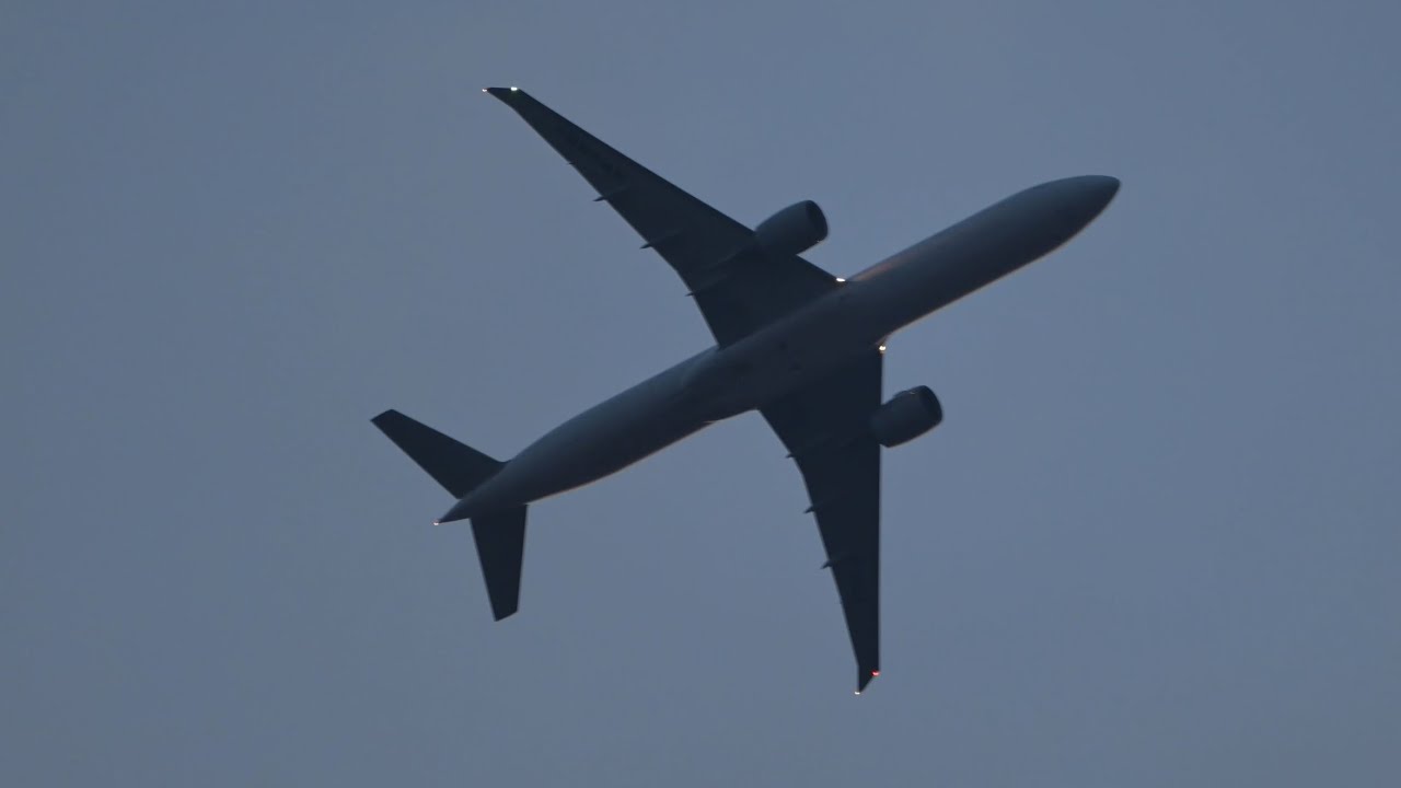 Double China Eastern Boeing 777s heading to Shanghai after departing from Heathrow