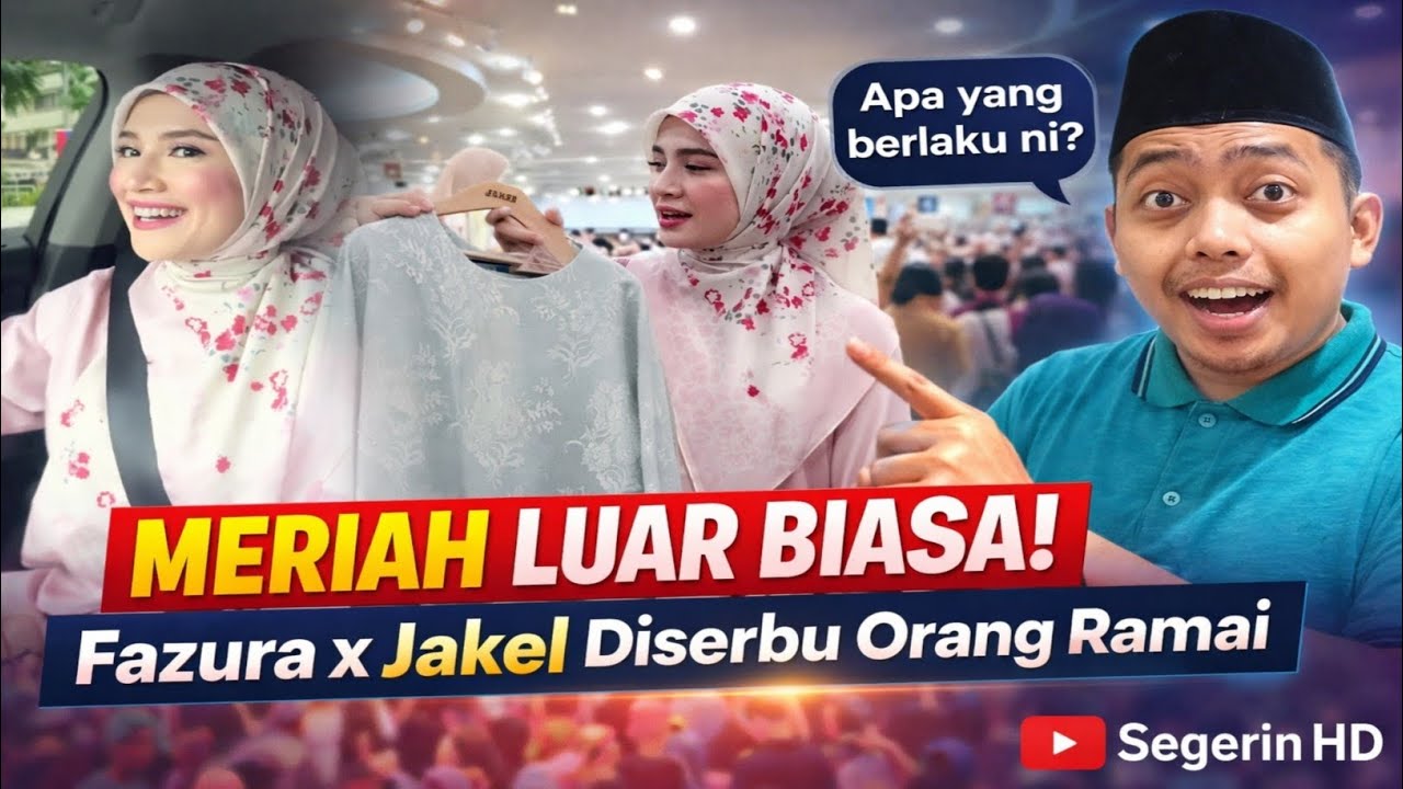 TULAR! Sambutan Baju Raya Fazura x Jakel Cetus Perhatian