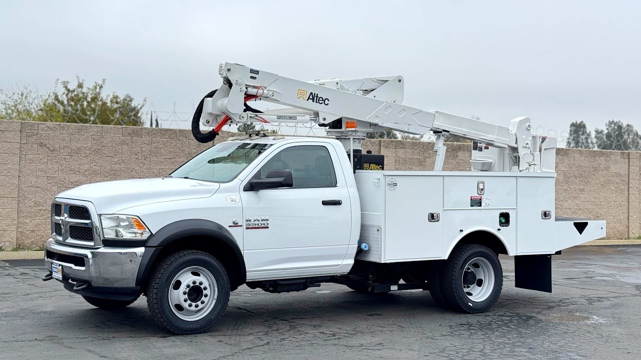 2016 Dodge Ram 4x4 Altec AT37G Articulating Bucket Truck 15433 For Sale