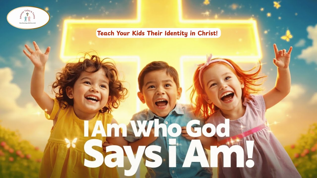 Teach Your Kids Their Identity in Christ! | I Am Who God Says I Am 🤗 Christian Identity Kids Song