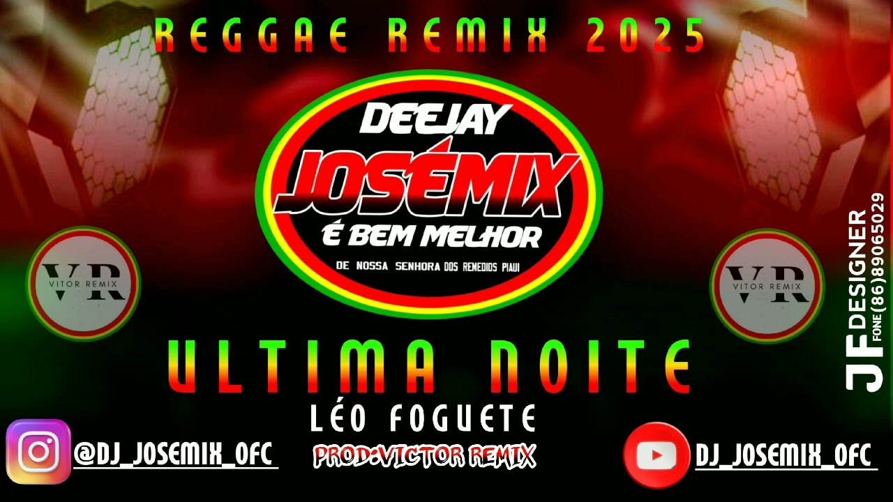 MEL&Ocirc; DE &Uacute;LTIMA NOITE L&Eacute;O FOGUETE REGGAE REMIX 2025 PROD:VICTOR REMIX @dj_josemix_ofc #reggae2025