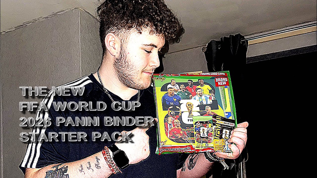 BRAND NEW ADRENALYN XL FIFA WORLD CUP 2026 STARTER PACK/BINDER!! WITH 1 GOLDEN BALLER INSIDE #panini