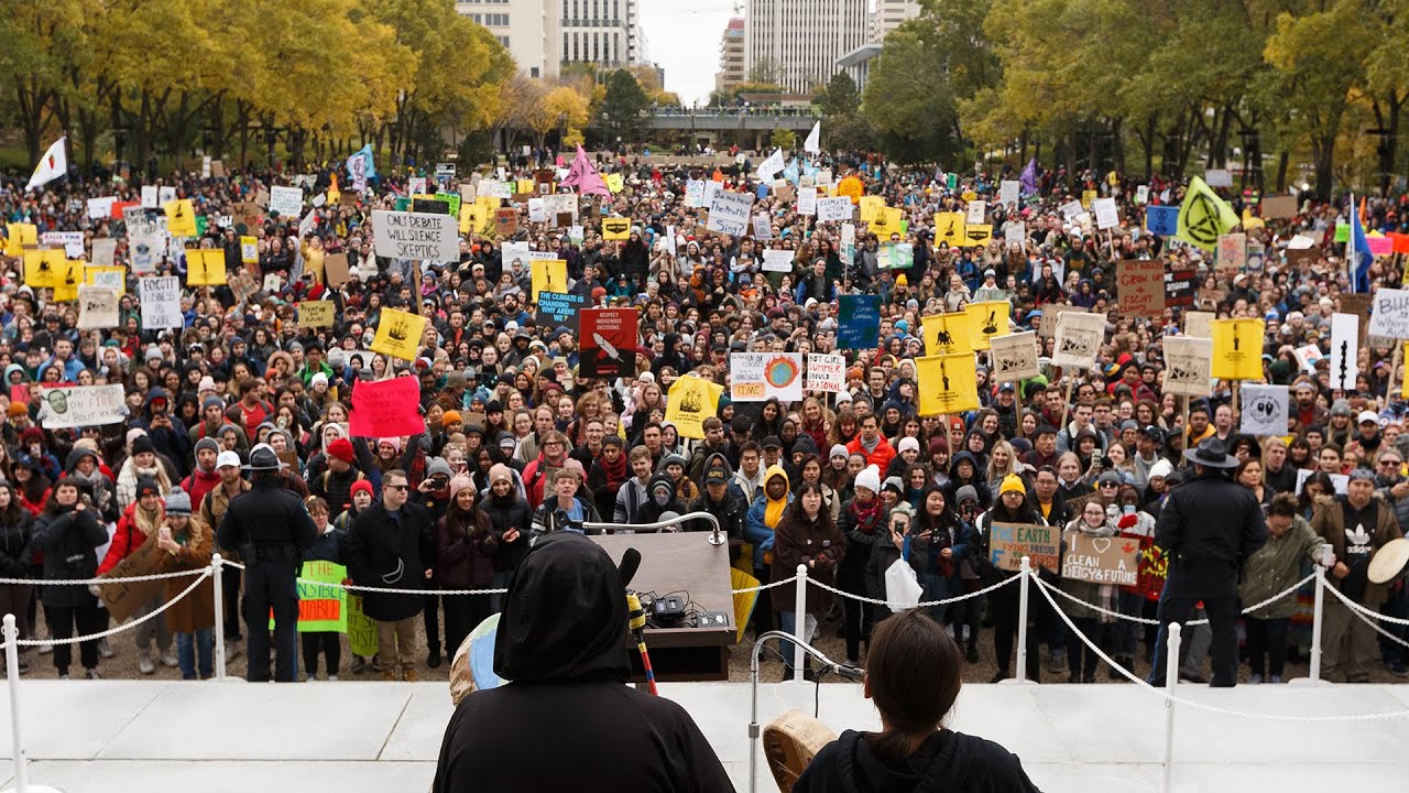 Global Climate Strike fills Alberta Legislature grounds with calls for change