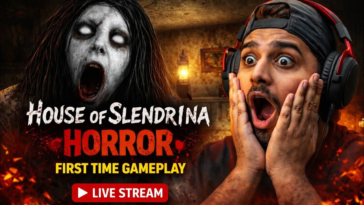 House of slendrina first time game play horror game 😱📸