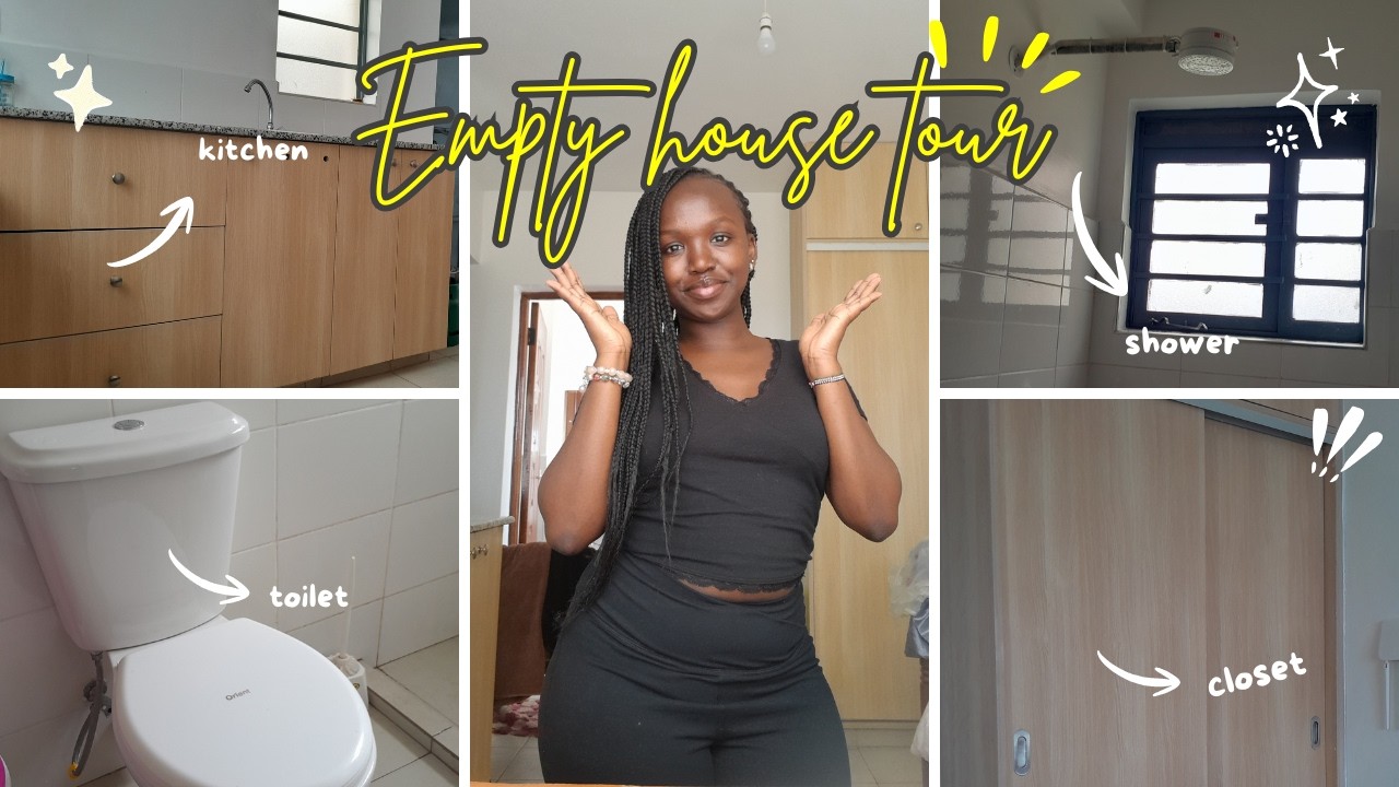 My empty bedsitter tour🤍