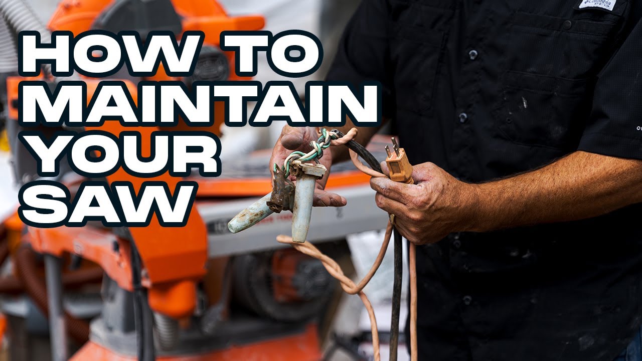 How to maintain your masonry saw? Tips from IQ Power Tools