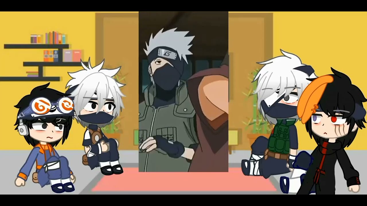 Obito and Kakashi + Past Obito and Kakashi react to Kakashi (Obikaka)