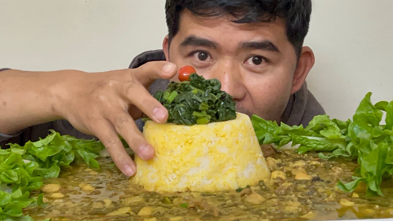 Кукурузная мука и овощи из мисы || Непальская кухня