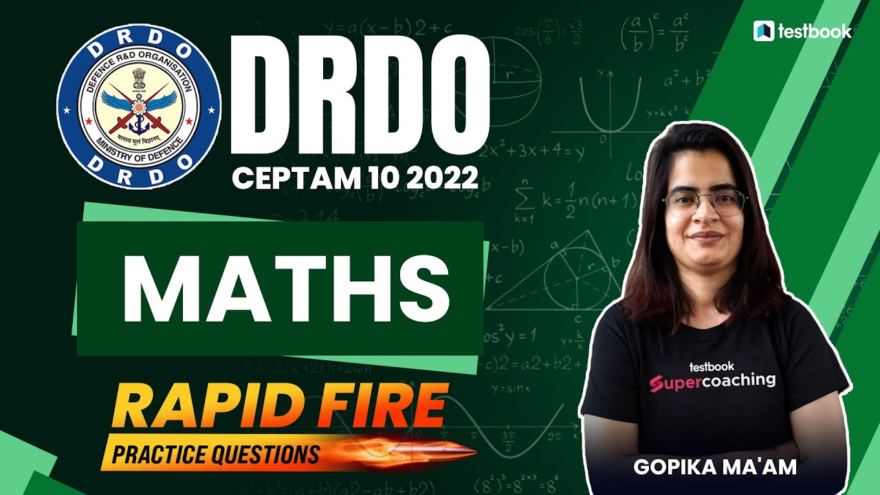 DRDO CEPTAM 10 Math Marathon Classes 2022 |DRDO CEPTAM 10 Math Most Expected Questions | Gopika Mam