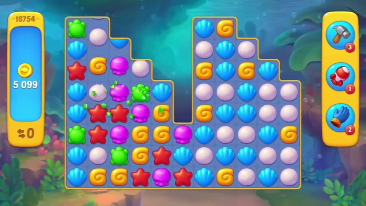 Fishdom  Level 16751 - 16760 (First Try) 🐟