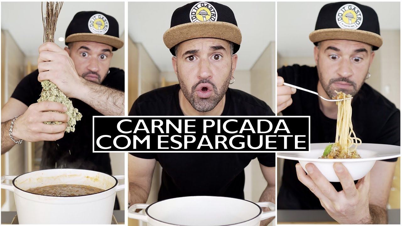 Carne Picada com Esparguete