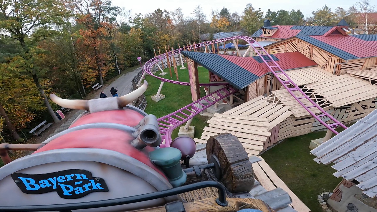 Gerstlauer  Family Launch Coaster FirleFranz Bayern-Park 2024 POV Onride