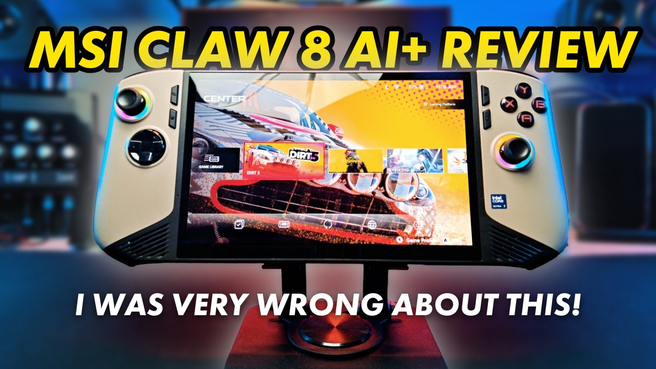 Обзор MSI Claw 8 AI+: я ошибался насчёт этого устройства!