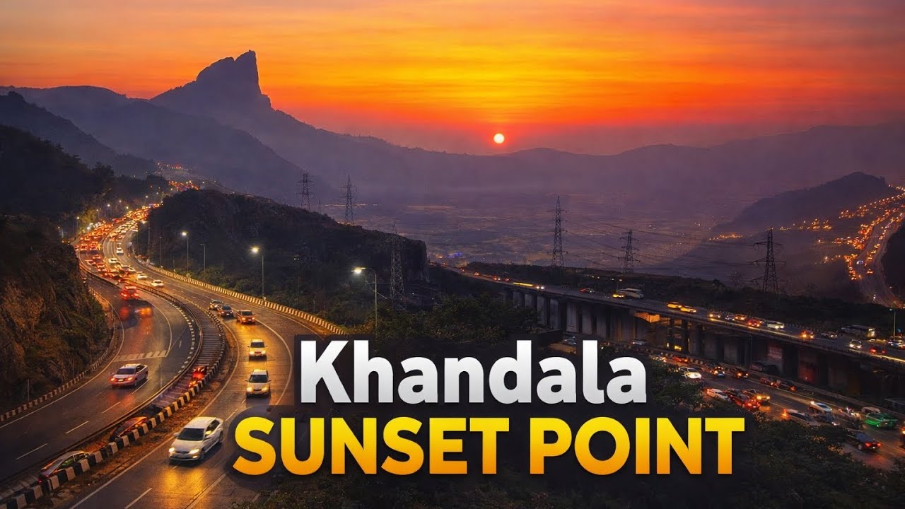 Golden Sunset in Khandala 😍 | Lonavala Ghat View #khandala #lonavala