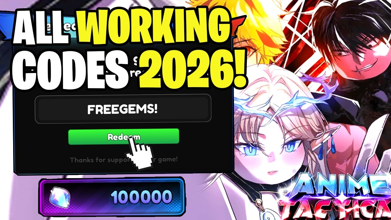 *NEW* ALL WORKING CODES FOR ANIME TACTICAL IN 2026! ROBLOX ANIME TACTICAL CODES