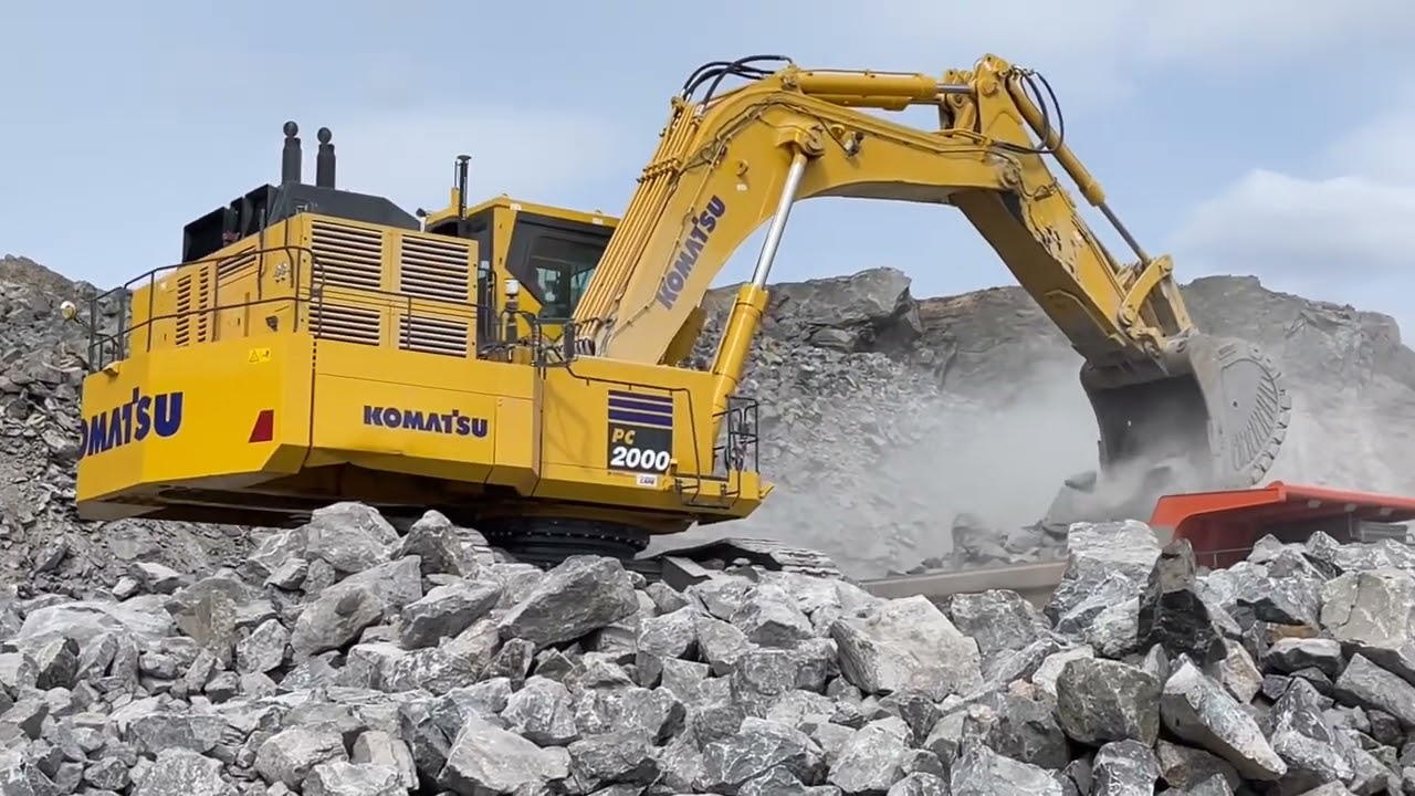 Komatsu PC2000-11 Seepsula Quarry, Finland