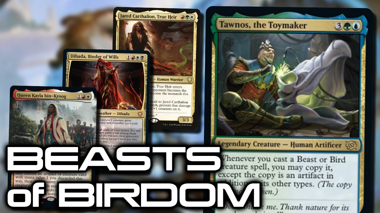 Tawnos the Toymaker EDH Deck | vs Jared vs Dihada vs Kayla | Commander Gameplay | tribalkai