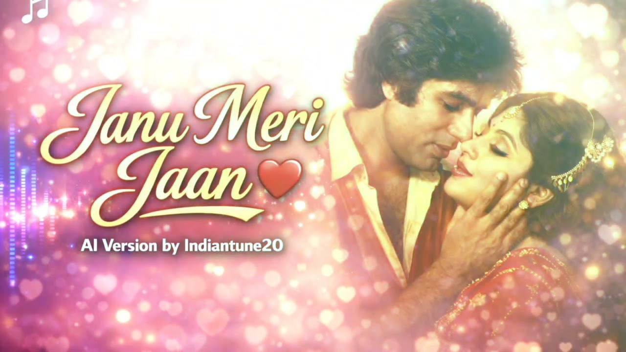 Janu Meri Jaan ❤️ | 80s Romantic Bollywood Style | AI Version by Indiantune20