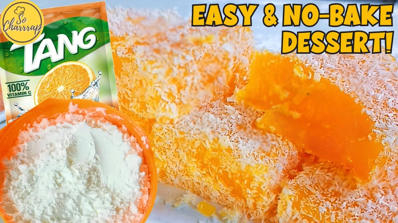 TANG ORANGE JUICE AT CORNSTARCH lang, may AFFORDABLE at MASARAP ka ng DESSERT!/So Charrrap