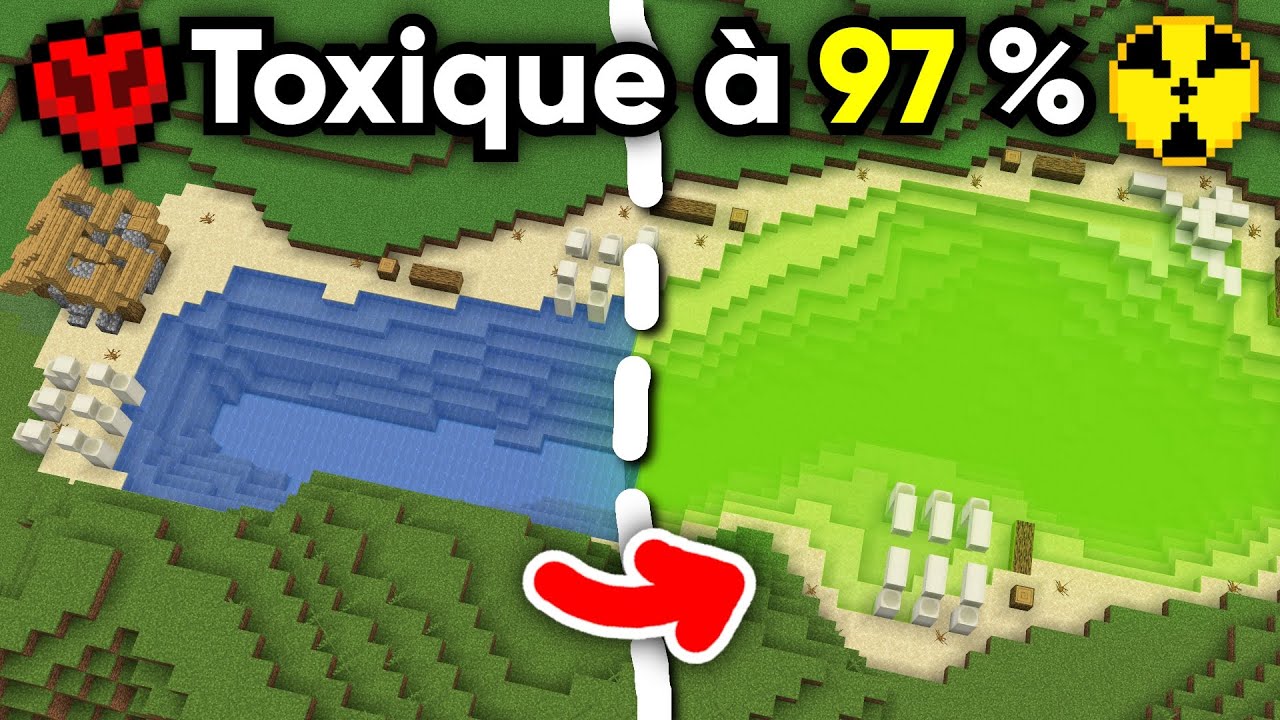 J'ai Rendu cette Rivi&egrave;re Toxique sur Minecraft Hardcore