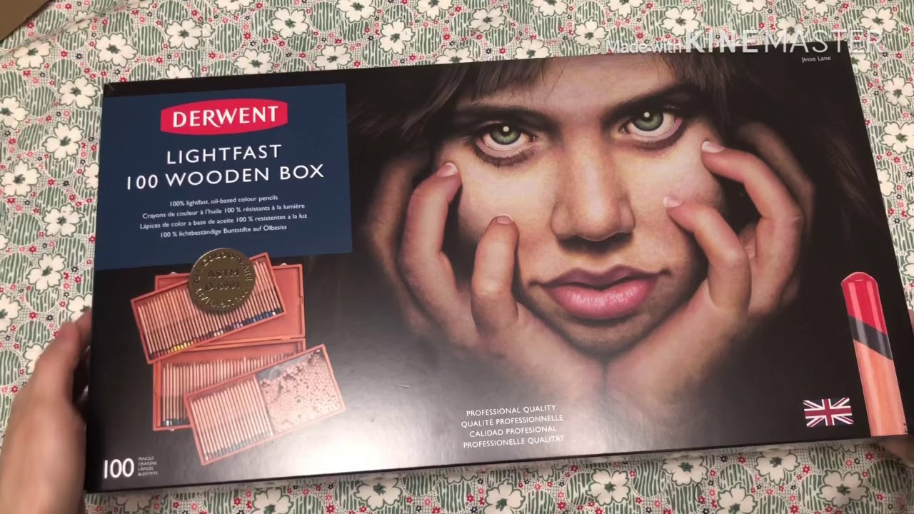 [Drawing Toto] Derwent Lightfast 100 wooden box review