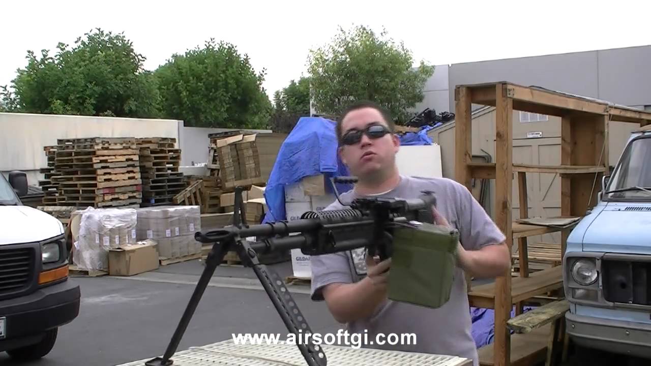 Airsoft GI - A&K Full Metal M60 Machine Gun AEG