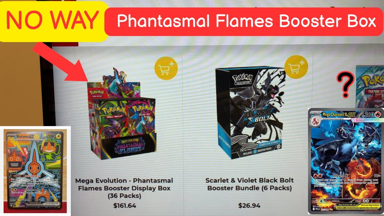 Торговый автомат Phantasmal Flames Boster Box Find 😱 Charizard PULL