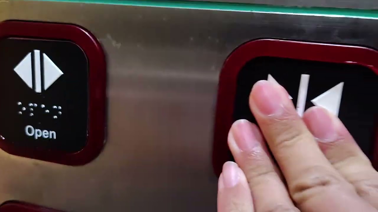 Northern elevator feat the buttons are new Kennedy station bus terminal 