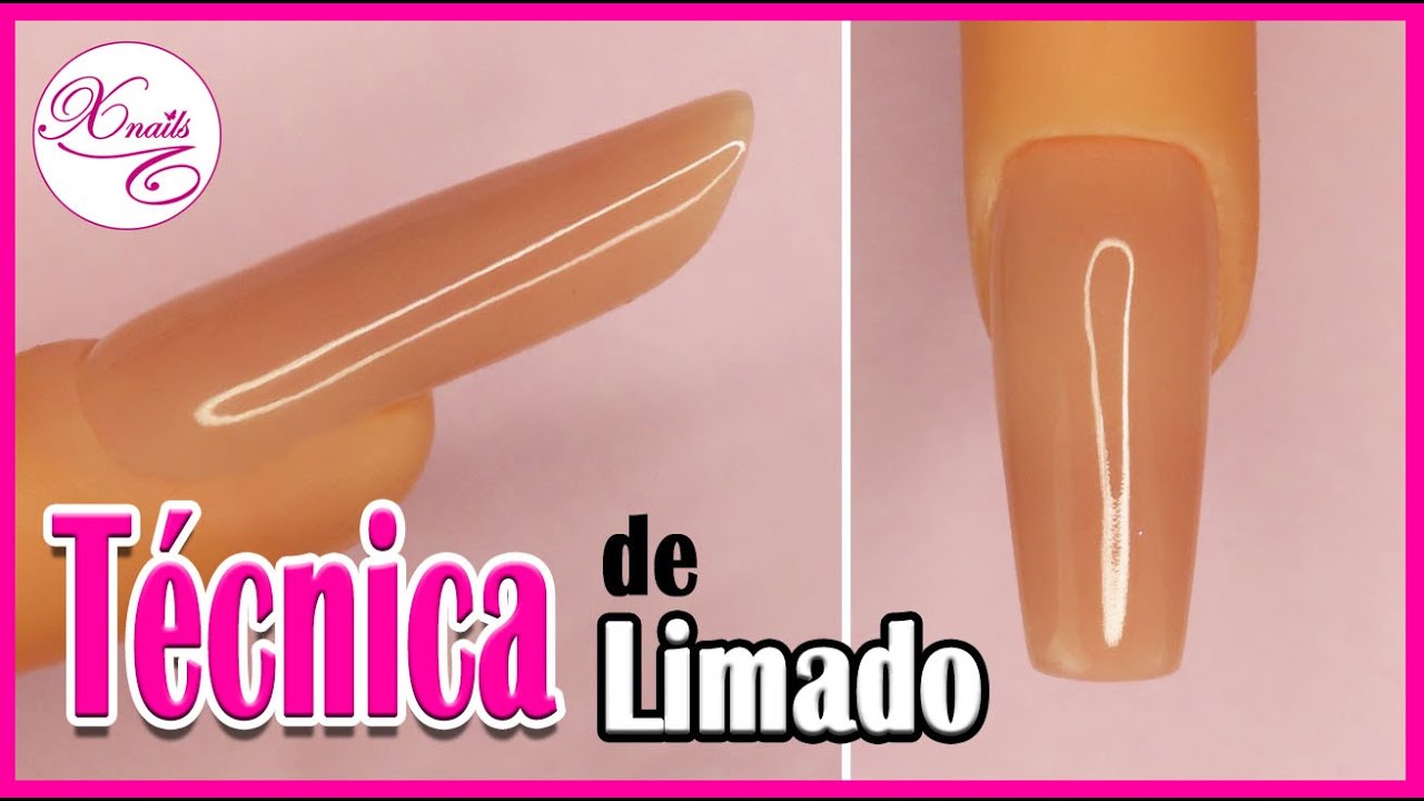 La Mejor T&eacute;cnica de LIMADO para U&Ntilde;AS PERFECTAS!! 💅💅 Como limar u&ntilde;as acr&iacute;licas o gel paso a paso.