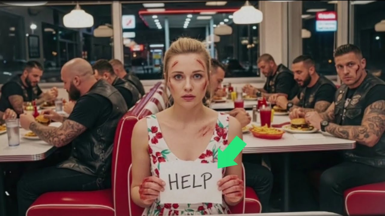 She Wrote &lsquo;HELP&rsquo; on the Napkin &mdash; Bikers at Table 15 Noticed Before the Waiter.