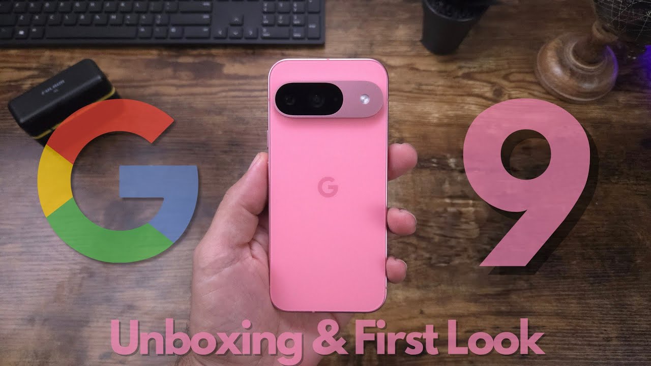 Google Pixel 9 Unboxing and First Look (Peony Color)
