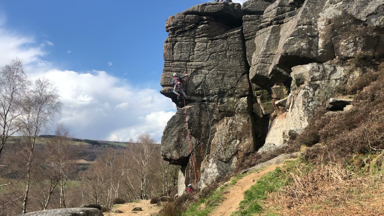 Chequers Buttress HVS 5a - Froggatt Edge