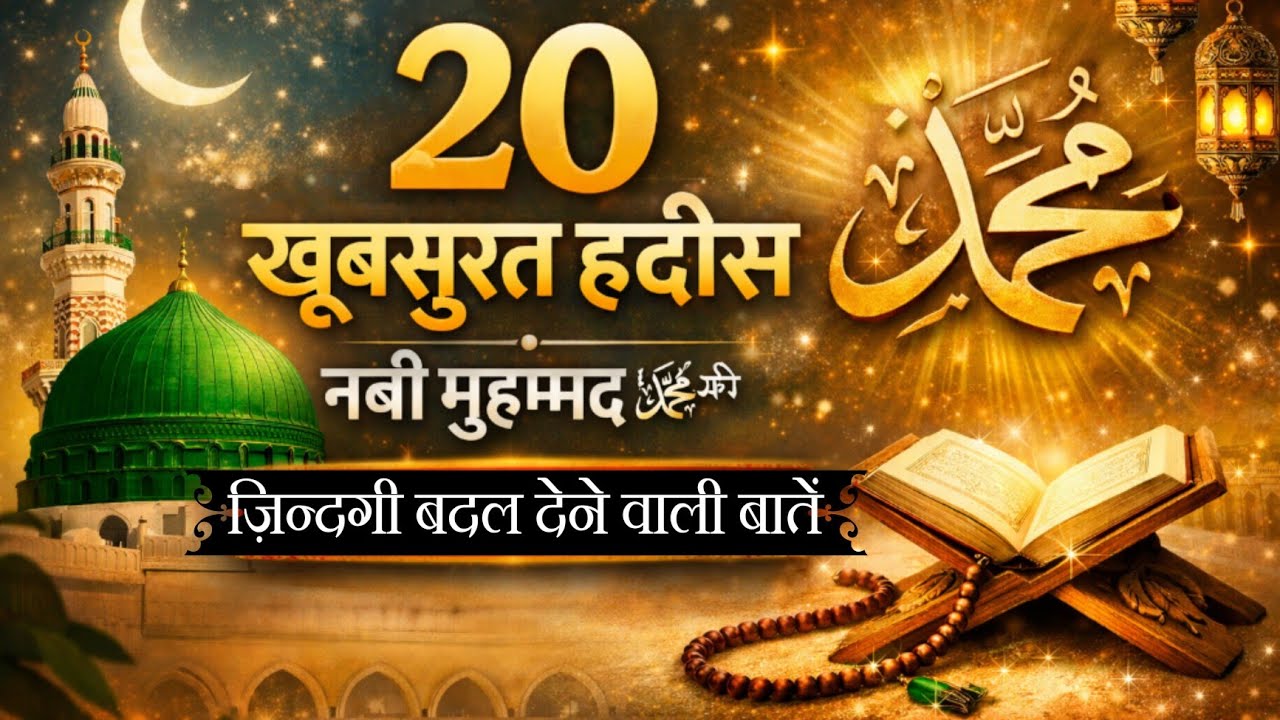 🌙 20 Beautiful Hadith Of Prophet Muhammad ﷺ | Life-Changing Sayings